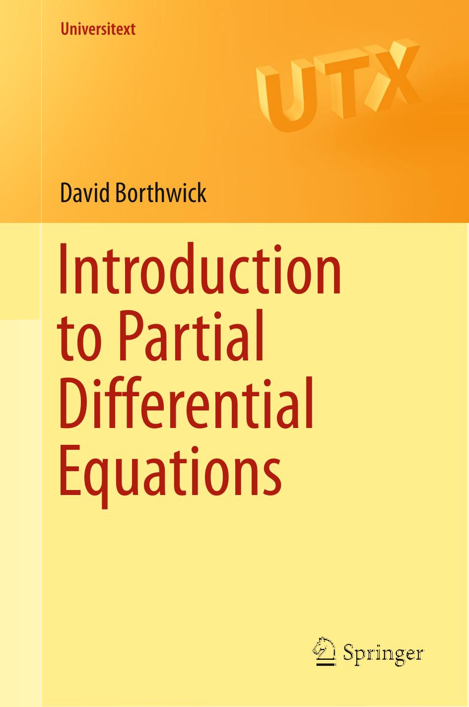 2016 Book IntroductionToPartialDifferent