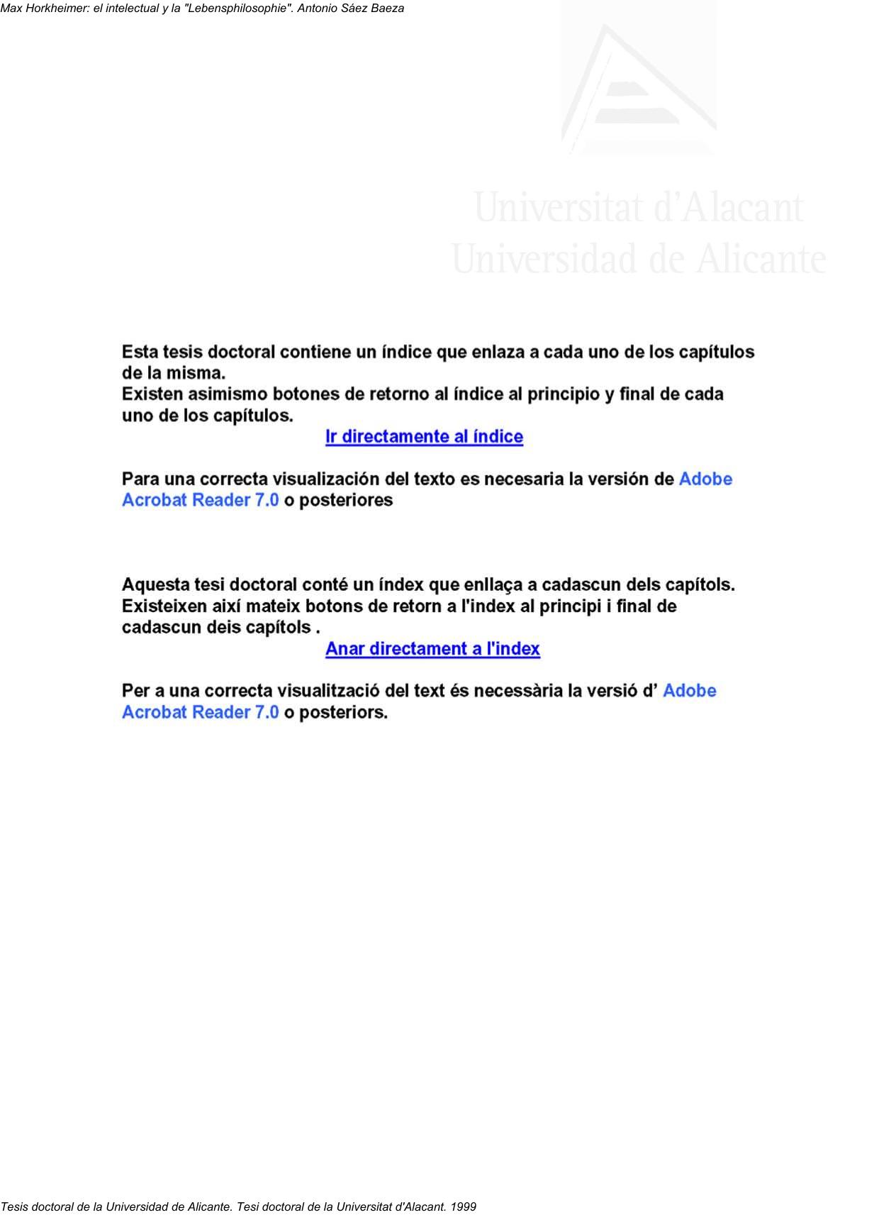 Max Horkheimer el intelectual y la Leben